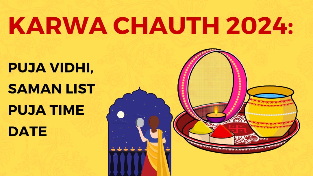 Karwa Chauth 2024: Puja Vidhi, Saman List, Puja Time, Date