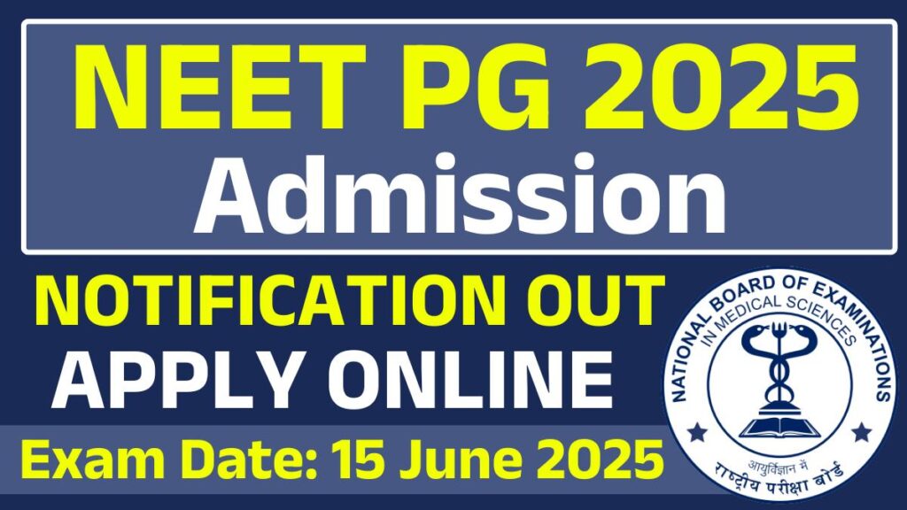 NEET PG Courses Admission