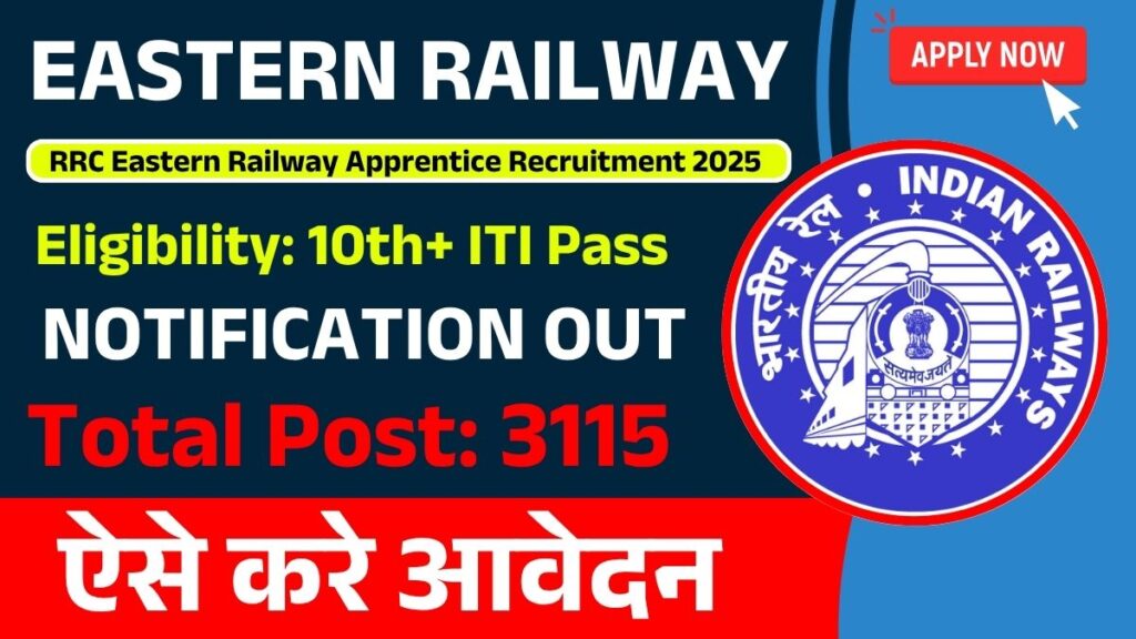 RRC ER Group C and D Recruitment 2025: Age Limit, Online Apply, Total Post, Full Details 3 RRC Eastern Railway Apprentice Recruitment 2025